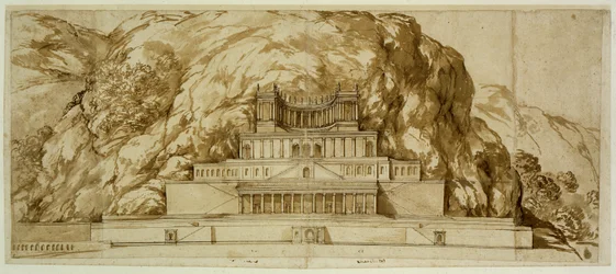 Rekonstruktion des Tempels von Palestrina