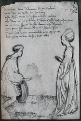 Ein Liebesduett, 15. Jahrhundert, 1925