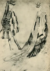 Herr und Dame in Hoftracht
