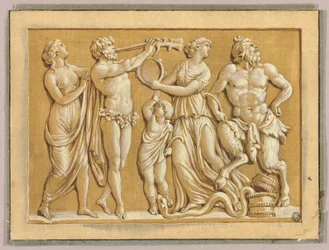 Satyr, Faun und Nymphen