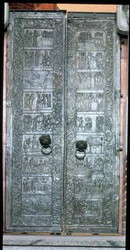 Türen mit Szenen aus dem Leben des St. Adalbert (939-97)