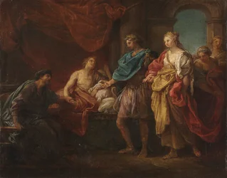 Studie für "Antiochus und Stratonice"