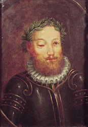 Porträt von Luis Vaz de Camoes (ca. 1524-80) 16.-17. Jahrhundert