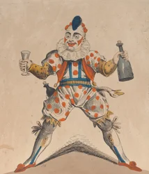 Mr. Grimaldi als Clown, 13. Juli 1822