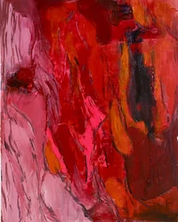 Lebendiges Rotes Abstrakt