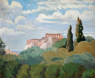 Sonnenaufgang auf dem Parthenon, Athen, 1933