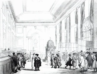 Bank of England, Große Halle, aus Ackermanns 