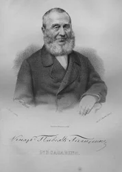 Porträt von Graf Pavel Pavlovich Gagarin 1789-1872, 1865