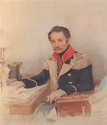 Porträt von Leonty Vasilievich Dubelt 1792-1862, Stabschef des Gendarmeriekorps, 1834