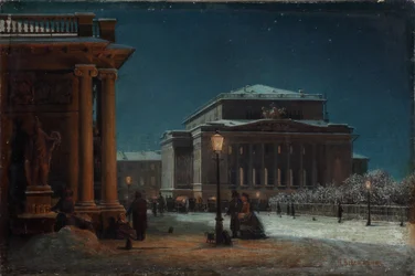 Das Alexandrinsky-Theater in Sankt Petersburg, 1870er Jahre