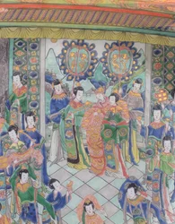 Große Famille-Verte-Platte, Kangxi-Zeit (1662-1722)