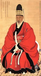 Porträt von Chae Jegong (1720-1799), Gelehrter, Dichter und Chefstaatsrat während der Herrschaft von König Jeongjo (1776-1800)