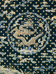Seltene zeremonielle Uniform eines kaiserlichen Wächters, Qianlong/Jiaqing-Periode
