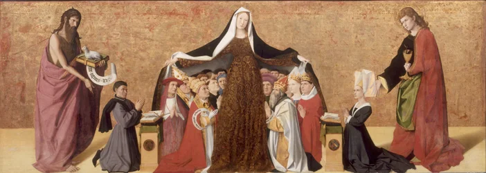 Die Jungfrau der Barmherzigkeit der Familie Cadard, 1453