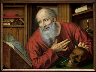 Der heilige Hieronymus in seiner Zelle