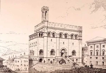 Palazzo del Comune, Gubbio, Italien