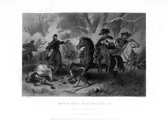 Tod von General Felix Zollicoffer, Schlacht von Mill Springs, Kentucky, 19. Januar 1862, 1862-1867