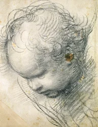 Kopf eines Cherubs