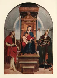 Die Ansidei Madonna, 1505, ca. 1912