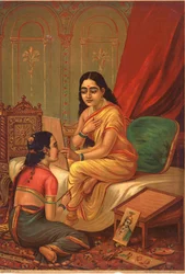 Chitralekha, von Raja Ravi Varma