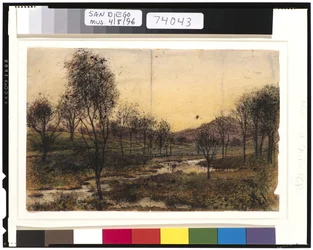 Bäume, Hügel und Bach, 1901-15