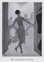 Illustration für "But Gentlemen Marry Brunettes" von Anita Loos