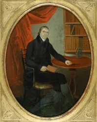 Porträt eines Uhrmachers aus Connecticut, ca. 1800