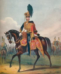 Offizier des 10. Regiments des Prinzen von Wales