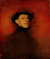 Porträt von König Alfons XIII. von Spanien (Studie)