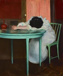 Müde, um 1895-1900