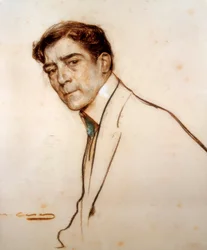 Porträt von Alexandre de Riquer (1856-1920)
