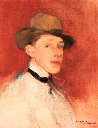 Studie für ein Porträt von König Alfons XIII. (oder Alphonse de Bourbon) (1886-1941) (Detail)