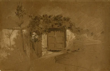 Tür und Wand