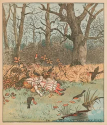 Die Kinder im Wald, um 1878