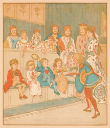 Der Bube der Herzen brachte diese Törtchen zurück, 1880
