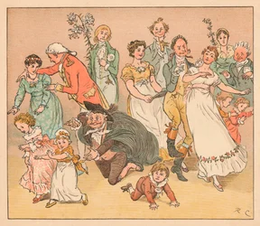 ...und sie alle begannen das Spiel Fang-mich-wenn-du-kannst zu spielen..., um 1885, 1934