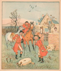 ...das nächste, was sie fanden, war ein grunzender, mahlender Schleifstein..., 1880