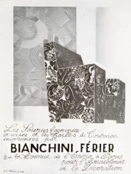 Sessel mit Tournon-Leinwand von Raoul Dufy