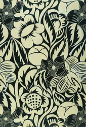 Schwarz-weiße Blumen