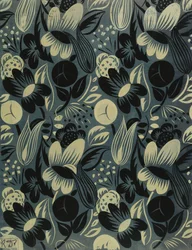 Blumen auf blauem Hintergrund