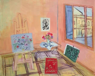 Studio mit Blumen