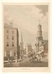 Wall Street im Jahr 1820