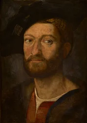 Porträt eines Mannes, angeblich Giuliano de Medici, Herzog von Nemours
