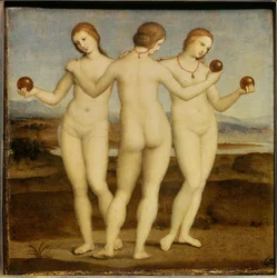 Die drei Grazien. 1504-1505. Chantilly. Musée Condé.