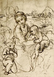 Madonna und Kind mit St. Johannes