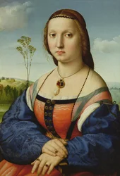 Porträt von Maddalena Doni, 1506