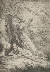 Bandit unter einem Baum, 1795-1801