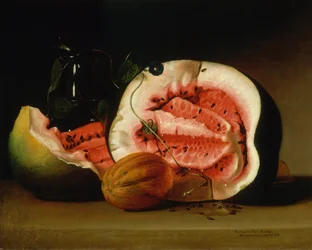 Melonen und Morgenruhm, 1813