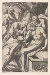 Beweinung und Grablegung Christi