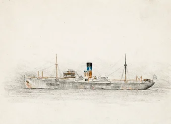 Fracht auf der Gironde-Mündung